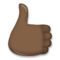Thumbs Up - Black emoji on LG